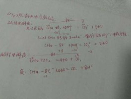 甲烷燃料电池 甲烷燃料电池各级方程式？