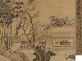 唐岩？唐寅在画作中写的“治下唐寅画呈李父母大人先生”表明了该花送给谁？