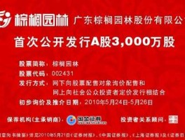 棕榈园林股票 棕榈股份，读音？