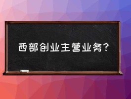 西部创业 西北地区适合做什么生意？