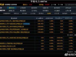 600744（600744华银电力这几天股价为什么这样变化？）
