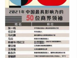 商界？中国商界四大金刚？