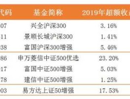 基金兴和 指数基金有哪些？