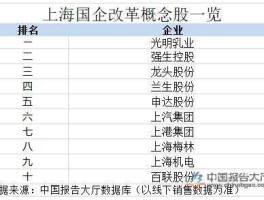 上海国企改革概念股（上海海立为什么不是国企？）