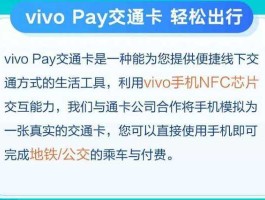 月票（vivo怎么导入实体公交卡？）