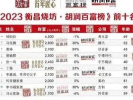 吴良定 杭州富豪榜2019排行榜？