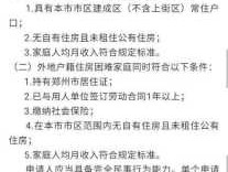 3388综合网，青岛老人申请公租房条件？