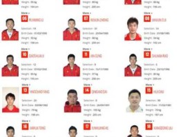 中国男排 历届中国男排队员的名单？