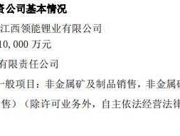 鞍重股份股票？江西领能锂业有限公司怎么样？
