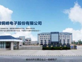 铜峰电子吧（铜陵铜峰工业园介绍？）