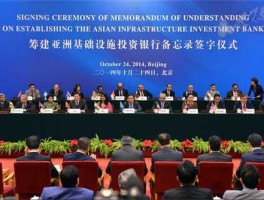 亚投行举行签字仪式 亚投行什么时候成立？