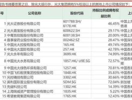 光大银行 上市？光大集团上市公司排名？