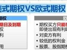 美式期权？期权的含义？