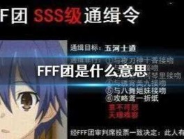 f团网 fff团是什么意思啊？