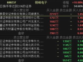 铜峰电子吧，最新铜陵十大企业排名？