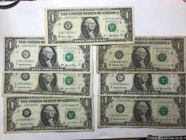 1美元纸币图片（1美元纸币图片上那个5）