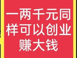 小投资（小投资，能干点什么呢？）