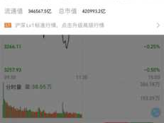 上证指数查询（iphone自带的股票怎么显示上证指数？）