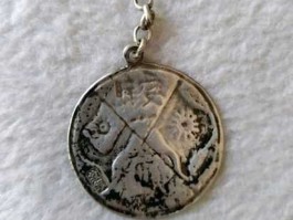 纯银纪念章（银质双旗纪念章价格？）