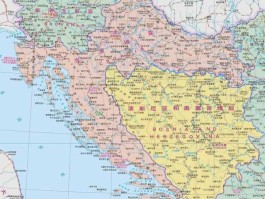 克罗地亚地图（克罗地亚地图为什么这么奇怪）