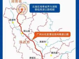粤湘高速，莲广高速路线？