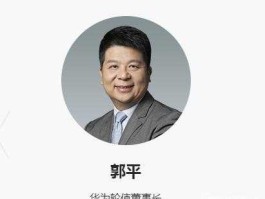 郭平，华为公司副总裁排名？