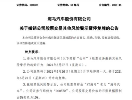 海马汽车股票（海马汽车重组停牌最新消息？）
