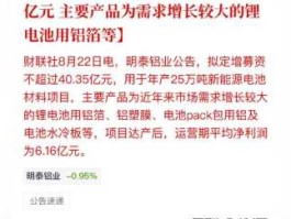 明泰铝业 明泰铝业定增价格？