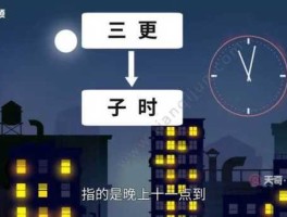 11日11夜3 三更半夜的三更是几点钟？