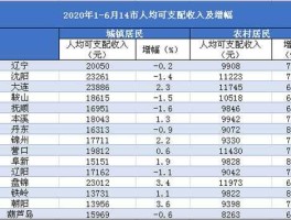 一季度居民收入榜单出炉（2020年城乡居民收入标准？）