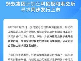 蚂蚁集团什么时候上市（蚂蚁集团最快上市时间？）