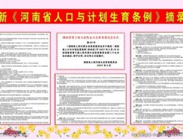 河南省计划生育条例（《河南省人口与计划生育条例》释义？）