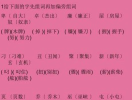 图加（图加偏旁组词？）
