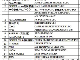 外汇交易商 十大外汇交易商指的是哪几个？国内的或者国外的？