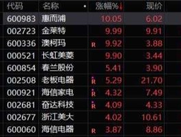 600983股票（whrlpool是什么牌子？）