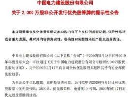 中国电建停牌 两大水电巨头重组是哪两家？