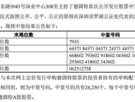 95195（股票起始配号什么意思？）
