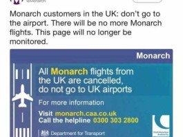 英国君主航空破产，英国历史上的血泪史？