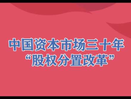 股权分置改革的原因 股权分置改革正式启动哪一年？