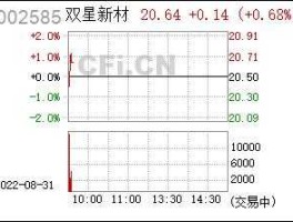 双星新材股票002585（双星新材股票今日实时行情）
