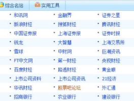 股票信息网？可否有可以根据公司名称查找关联股票信息的网站或软件之类的？