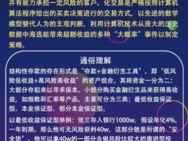 结构性存款是什么 结构性存款是什么意思？