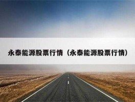 永泰能源股票，永泰能源这只股票怎么样？