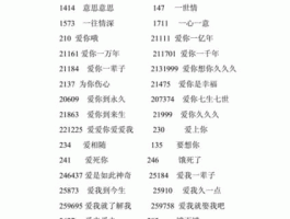 6124？753224598861242329这组爱情数字是什么意思？