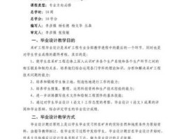 启迪设计（毕业设计大纲怎么写呀？）