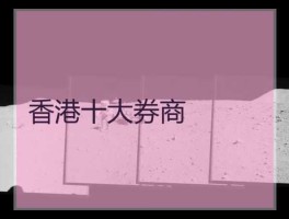 香港券商（香港十大证券公司？）