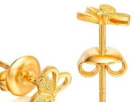 北京黄金价格？我刚打耳洞，都说戴白金或者黄金耳丁比较好，请问一副大概多少钱呀在北京应该去哪买价格比较合理？