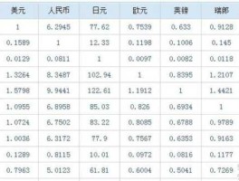 各国钱币兑换人民币（各国钱币兑换人民币汇率什么标准）