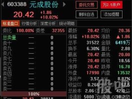 元成股份中签号 787147新股何时开盘？