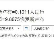 卢布 人民币 卢布兑换人民币卢布兑换人民币怎么算？